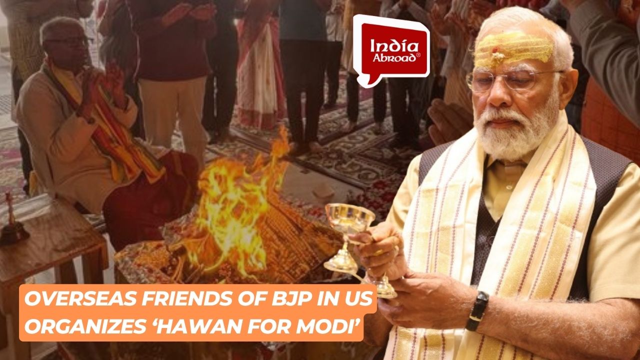 Overseas Friends of BJP in US organizes Hawan for Modi